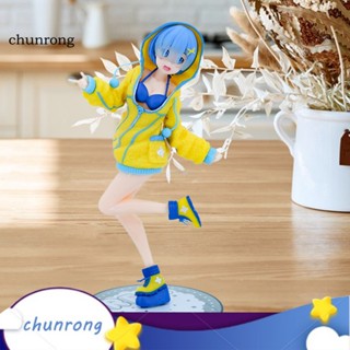 Chunrong โมเดลฟิกเกอร์ตั้งโต๊ะ อนิเมะ Life in A Different World from Zero Rem ขนาด 22 ซม. สีสันสดใส