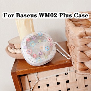 【จัดส่งรวดเร็ว】เคสหูฟัง แบบนิ่ม แบบใส ลายการ์ตูนนวัตกรรม สําหรับ Baseus WM02 Plus WM02 Plus