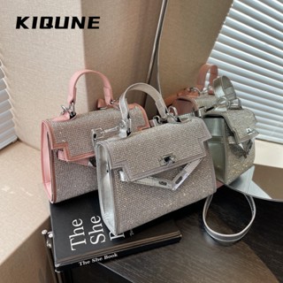 KIQUNE   กระเป๋าสะพาย ข้าง กระเป๋าผู้หญิงสะพายข้าง 2023 new  fashion Stylish ins สวยงาม L91TLOY 37Z230910