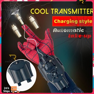 Ready stock Spiderman Web Shooter Launcher Glove Toy Children&amp;#39;s Wrist Transmitter Glove Cosplay Props For Boys Toy excellent_th