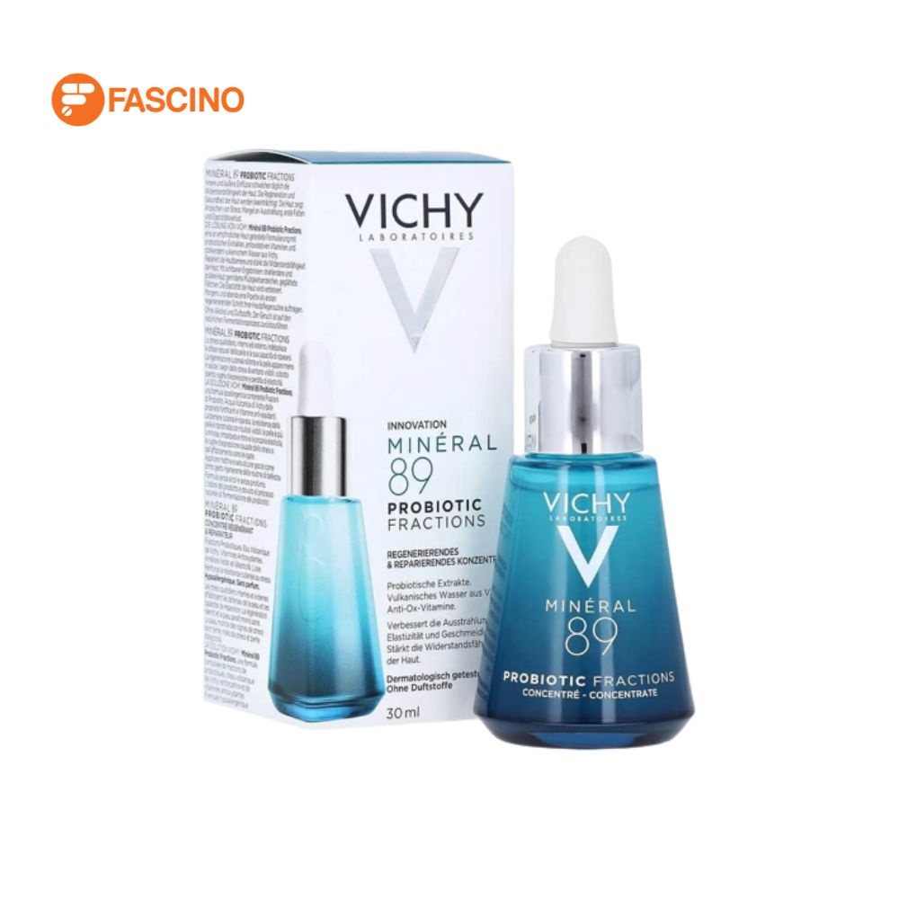 VICHY Mineral 89 Probiotic Fractions เซรั่มที่มีส่วนผสมของ Probiotic Fractions เข้มข้น 5% เหมาะกับทุกสภาพผิว (30ml.)