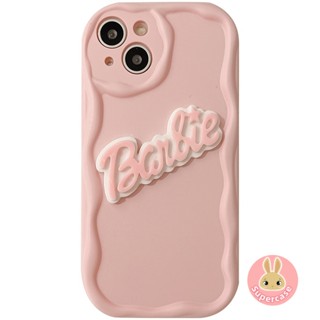 เคสโทรศัพท์มือถือ ลายบาร์บี้ ภาษาอังกฤษ สีมาการอง สามมิติ สไตล์เกาหลี ญี่ปุ่น สําหรับ iQOO Neo 7 6 SE 5 Lite 3 iQOO Neo 7