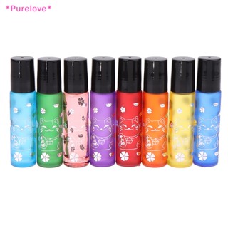 Purelove&gt; ขวดลูกกลิ้งเปล่า สีเงิน 10 มล. สําหรับเดินทาง