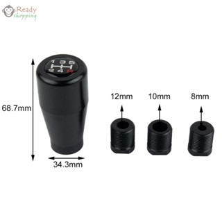 หัวเกียร์ 5 ความเร็ว สีดํา M10*1.25 M10*1.5 สําหรับรถแข่ง
