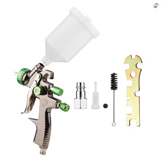 {fly} Low Volume Low Pressure 1.3mm Air Spray  Kit 600cc Fluid Cup Gravity Feed Air Paint Sprayer Mini Handheld 360-degree Paint Spraying  for Car Repair Furniture Surface Wa