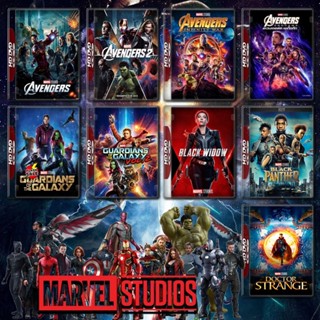 Bluray บลูเรย์ รวมหนัง Marvel Set 3 The Avengers ภาค 1-4 + Guardians of the Galaxy ภาค 1 2 + Black Panther ภาค 1+2 DVD M