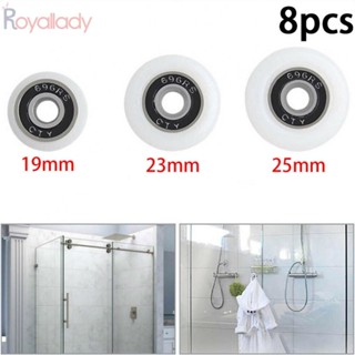 #ROYALLADY#Shower อะไหล่ลูกกลิ้งประตูห้องอาบน้ํา 8 ชิ้น