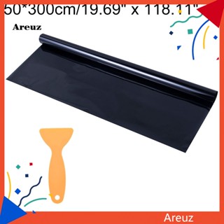 Are ม้วนฟิล์มติดกระจกหน้าต่างรถยนต์ VLT 5% แบบหนา สีดํา