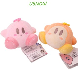 Usnow Kirby Star พวงกุญแจ จี้ตุ๊กตาสัตว์ สีชมพู สีส้ม ขนาด 13 ซม. ของเล่นสําหรับเด็ก