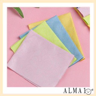 Alma ผ้าเช็ดแว่นตา เลนส์กล้อง โทรศัพท์ หน้าจอโทรศัพท์ สุ่มสี 1 2 3 4 ชิ้น