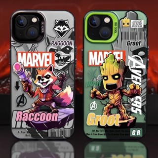 เคสโทรศัพท์มือถือ กันกระแทก ลายจรวด Groot x Rocket Raccoon สไตล์ใหม่ สําหรับ iPhone 14promax 14pro 13pro 13promax 12promax 11