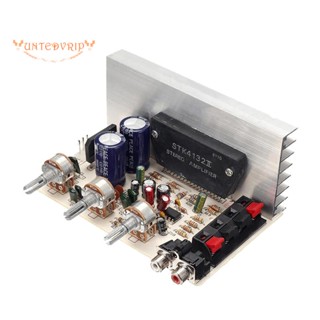 บอร์ดขยายเสียง DX-0408 50Wx2 AC Dual 15V-18V DIY