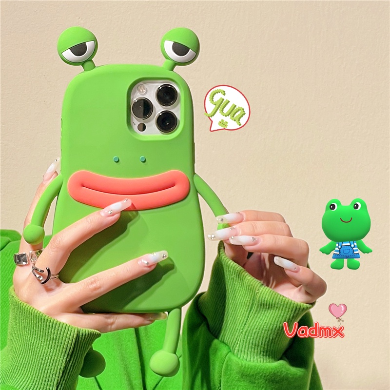 เคสโทรศัพท์มือถือ ซิลิโคน กันกระแทก ลายกบตลกน่ารัก สําหรับ Realme 11 4G 11 11X 5G GT5 Narzo N53 C53 C51 OPPO A79 5G A38 4G A18 A58 A78 4G A2 Pro Reno 10 Pro 5G