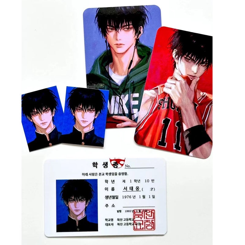 [Photocard] โฟโต้การ์ด ลายการ์ตูนอนิเมะ Slam Dunk สไตล์เกาหลี แฟนตาซี