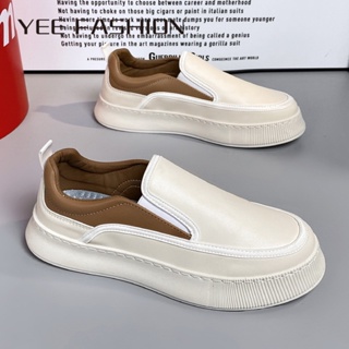 YEE Fashion  รองเท้าผ้าใบผู้ชาย ลำลองผู้ชาย ผ้าใบแฟชั่น สไตล์เกาหลี กีฬากลางแจ้ง ทำงานรองเท้าลำลอง 33z080105 ทันสมัย สบาย Stylish คุณภาพสูง D95D01J 37Z230910