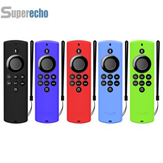 ปลอกซิลิโคนหุ้มรีโมตคอนโทรลทีวี สําหรับ Alexa Fire TV Stick Lite [superecho.th]