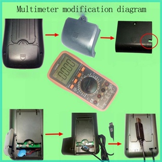 Star 9V ตัวกําจัดแบตเตอรี่ สาย USB ตัวแปลง สายไฟ ตัวควบคุม สําหรับมัลติมิเตอร์