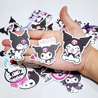 สติ๊กเกอร์ Kuromi คุโรมิ ติดแน่น กันน้ำ ติดกระเป๋าเดินทาง โน้ตบุ้ค (50 ชิ้น) sticker