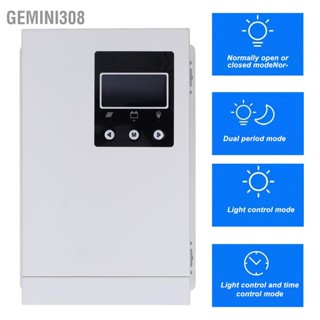 Gemini308 MPPT Charge Controller อัจฉริยะหลายโหลดโหมด Bluetooth Alloy Steel Solar 12V 24V 36V 48V