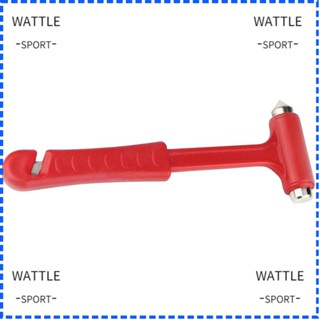 Wattle ค้อนเคาะเข็มขัดนิรภัย สีแดง สําหรับฉุกเฉิน