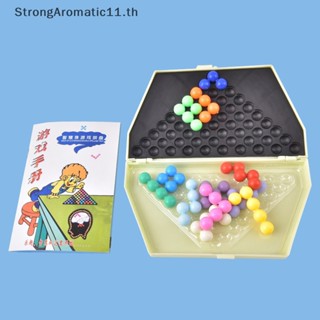 Strongaromatic ของเล่นเด็ก เกมปริศนา พีระมิด ลูกปัด 3D เสริมพัฒนาการเด็ก ผู้ใหญ่