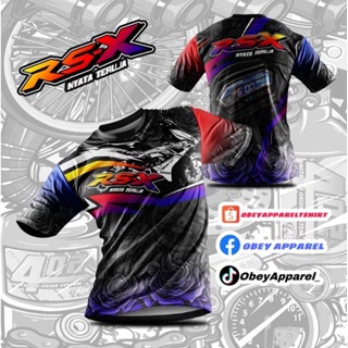 เสื้อยืด พิมพ์ลาย Honda RSX150 Sublimation | Baju Honda RSX | รถบาจู