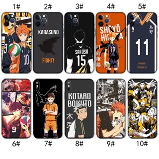 เคสใส ลายอนิเมะ haikyuu karasuno สําหรับ iPhone XR 5 5s SE 6 6s Plus MZD13