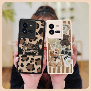 funny creative Phone Case For VIVO IQOO10 Pro cute Back Cover luxurious texture Anti-knock Phone lens protection Silica gel