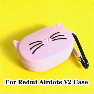 【ส่วนลด】เคสหูฟัง แบบนิ่ม ลายการ์ตูน สําหรับ Redmi Airdots V2 Redmi Airdots V2