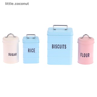 [little.coconut] กระปุกเก็บขนมปัง 1/6 อุปกรณ์เสริม สําหรับบ้านตุ๊กตา 3 ชิ้น