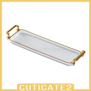 [Cuticate2] ถาดเสิร์ฟ พร้อมที่จับ อเนกประสงค์ สไตล์นอร์ดิก สําหรับห้องน้ํา ห้องนอน สํานักงาน ปาร์ตี้ วันหยุด