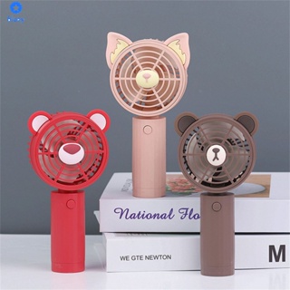 พัดลมพกพา USB แบบพกพา Long Endurance Office Desktop Mute Fan Ornament 【bluey】