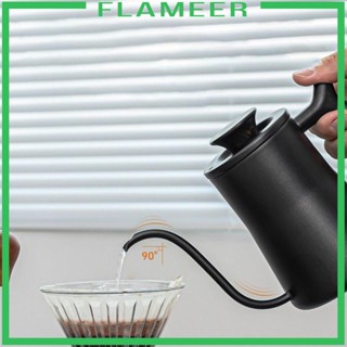 [Flameer] หม้อชากาแฟ ด้ามจับไม้ น้ําหนักเบา กันรอยขีดข่วน