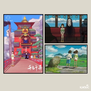 ของเล่นจิ๊กซอว์ไม้ปริศนา Spirited Away 300 500 1000 ชิ้น