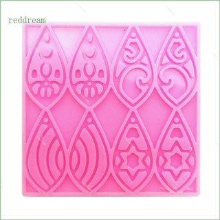 Redd แม่พิมพ์เรซิ่น สีแดง สําหรับทําเครื่องประดับ ต่างหู DIY