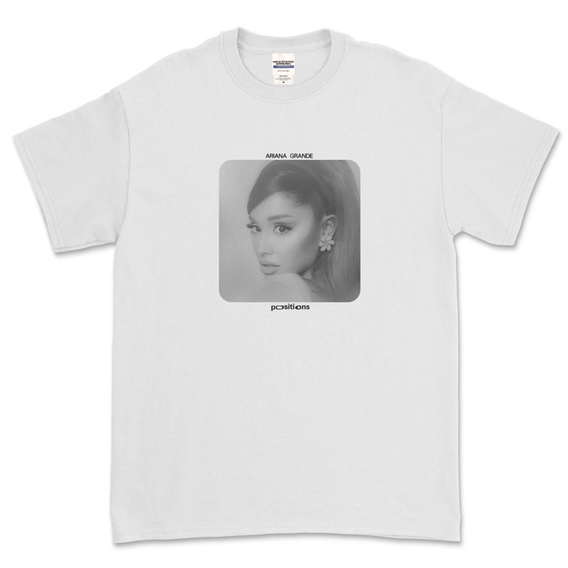 อ่อนนุ่ม 6 เสื้อยืด Ariana GRANDE - ตําแหน่ง