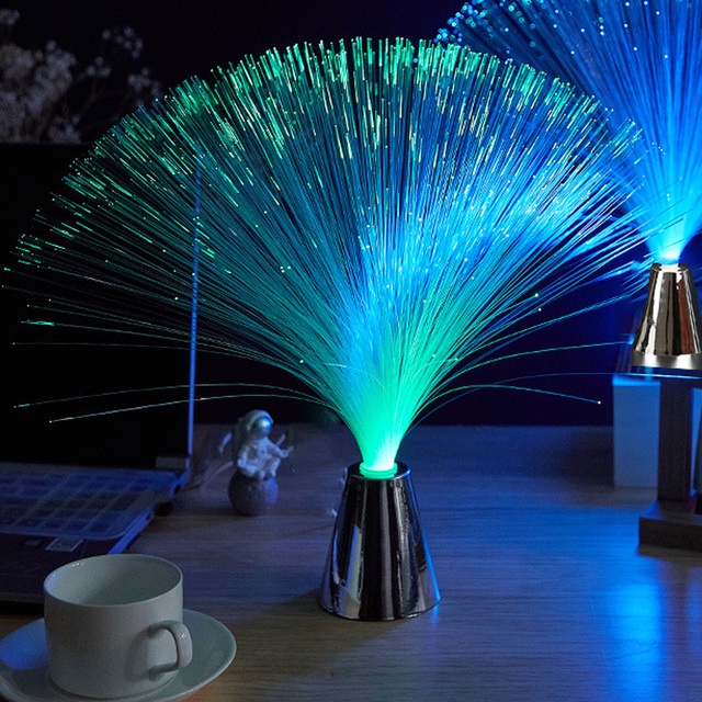 โคมไฟ LED ไฟเบอร์ออปติก รูปดาว ท้องฟ้ากลางคืน หลากสี สําหรับตกแต่งงานแต่งงาน วันหยุด - รูปที่ 3