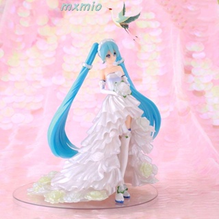 Mxmio โมเดลฟิกเกอร์ PVC รูปปั้น Miku Hatsune สําหรับเก็บสะสม ตกแต่งชุดแต่งงาน