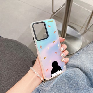 เคสโทรศัพท์มือถือ กันกระแทก ลายเลเซอร์ไล่โทนสี หลากสี สําหรับ Redmi Note 12 11 10 9 Redmi 12 11 10 A2 1 Plus K60 50 40 Pro POCO