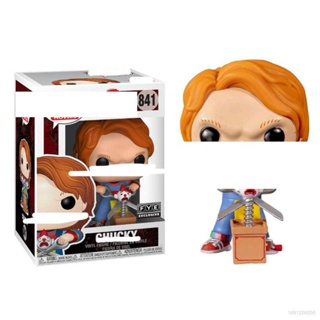 Cool FUNKO POP โมเดลฟิกเกอร์ CHUCKY ของเล่น ของสะสม สําหรับตกแต่งบ้าน รถยนต์