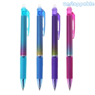 Un* ปากกาเจลสีรุ้ง ลบได้ 0 5 มม. พร้อมไส้ปากกา สีฟ้า สําหรับสํานักงาน