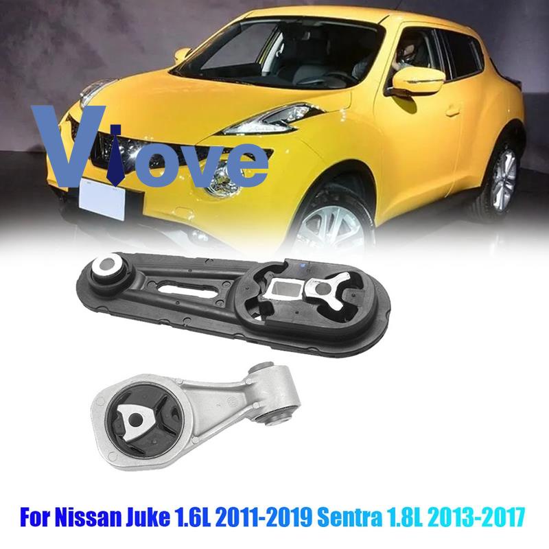 อะไหล่เมาท์บัฟเฟอร์เครื่องยนต์ด้านหลัง อุปกรณ์เสริม สําหรับ Nissan Juke Sentra Tiida 2011-2019 2 ชิ้น