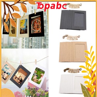 Top กรอบรูปกระดาษคราฟท์ ทนทาน พร้อมคลิปหนีบ DIY 10 ชิ้น