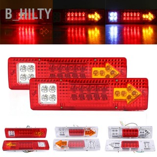 B_HILTY 2 x 12V 19 LED ไฟท้ายไฟเบรคหลังหยุดไฟเลี้ยวสำหรับรถบรรทุกรถยนต์