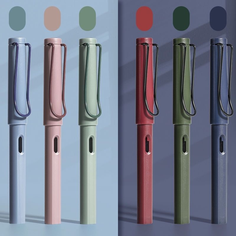 Y&X Morandi ปากกาหมึกซึมสไตล์เรโทร/ปากกาหมึกซึม หัว 0.38MM หร้อมหมึกหลอด