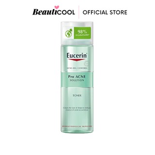 Eucerin Pro Acne Solution Toner 200ml โทนเนอร์สำหรับคนเป็นสิว