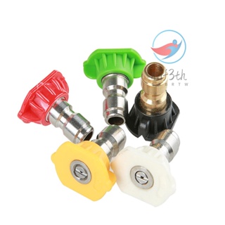 5pcs Spray Nozzles Spray  Connectors Nozzle Tips Adapters Kit Universal for High Pressure Washer Sprayer