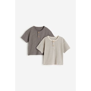 H&amp;M  Boy 2-pack cotton Henley tops 1136128_1