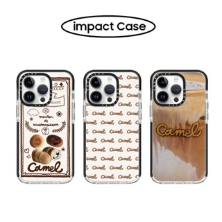 Casetify เคสโทรศัพท์มือถือ ซิลิโคนนิ่ม TPU ลายโปสเตอร์กาแฟ Camel สําหรับ iPhone 14 11 12 13 Pro Max