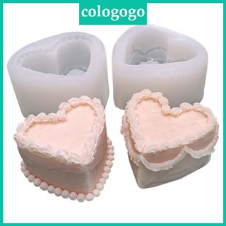 Colo แม่พิมพ์เค้กช็อคโกแลต ฟองดองท์ รูปหัวใจ DIY